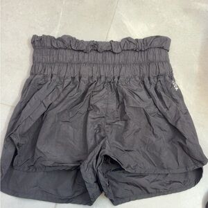 FP Movement by Free People High Waist Charcoal Shorts